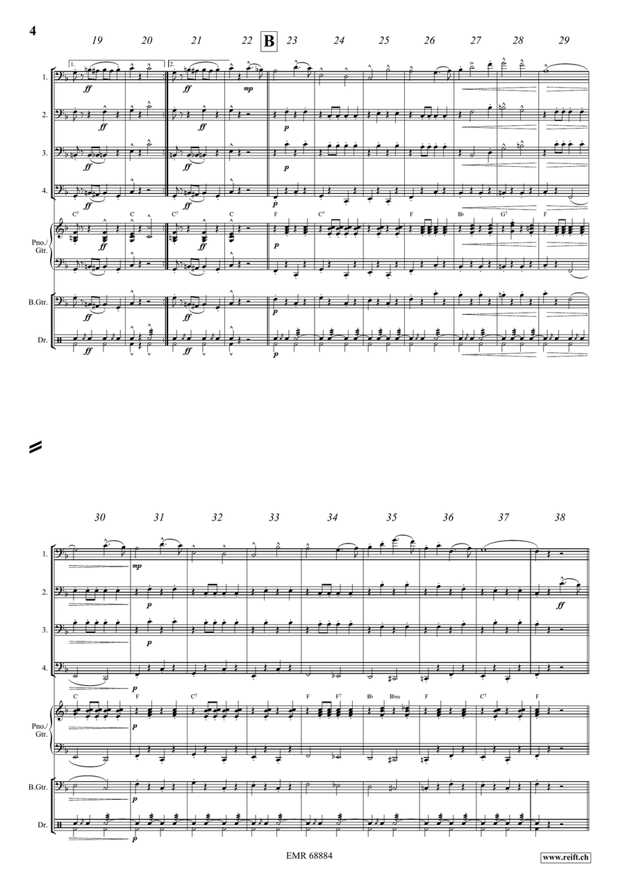 The Stars and Stripes Forever Bassoon Quartet scores gallery preview page 4
