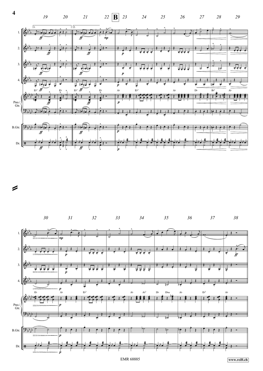 The Stars and Stripes Forever Horn scores gallery preview page 4