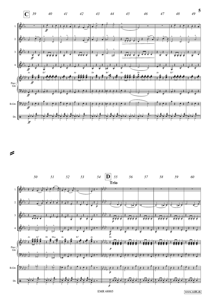 The Stars and Stripes Forever Horn scores gallery preview page 5