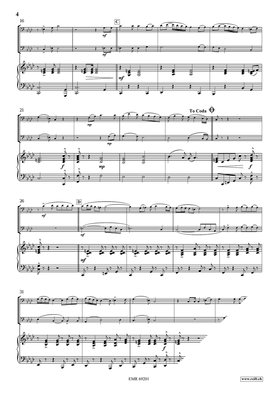 La Virgen De La Macarena La Virgen De La Macarena Trombone Duet scores gallery preview page 4