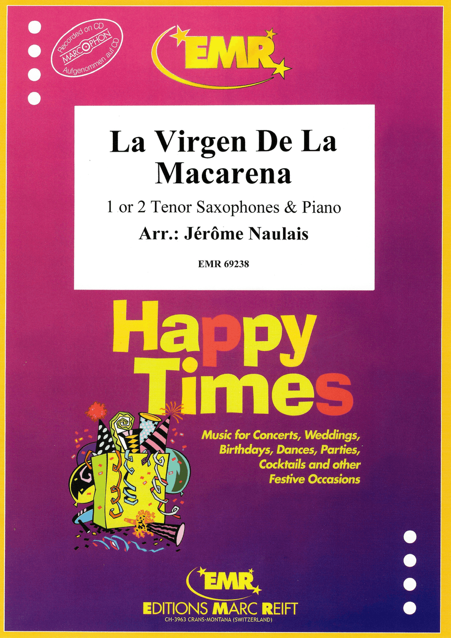 La Virgen De La Macarena La Virgen De La Macarena Tenor Saxophone scores gallery preview page 1