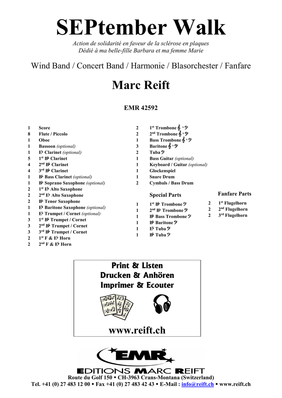 SEPtember Walk Concert Band - Sheet Music page 2