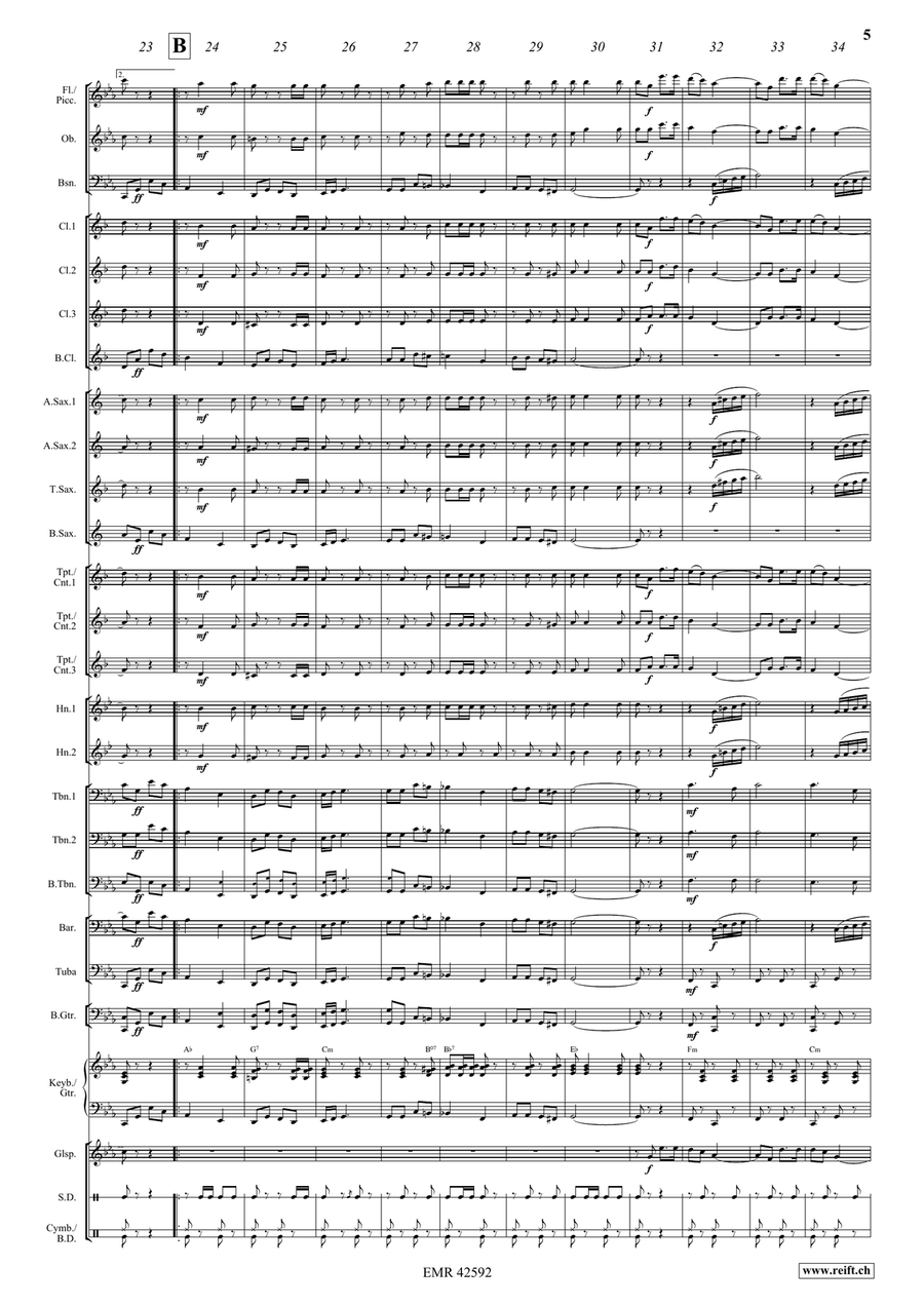 SEPtember Walk Concert Band - Sheet Music page 5