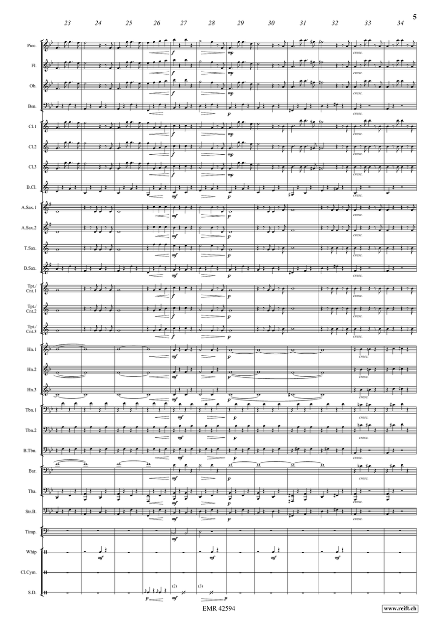 Zirkus Zirkus Concert Band scores gallery preview page 6