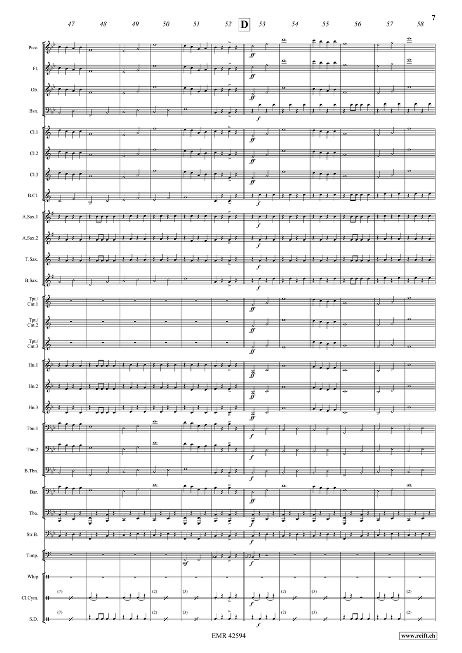Zirkus Zirkus Concert Band scores gallery preview page 8