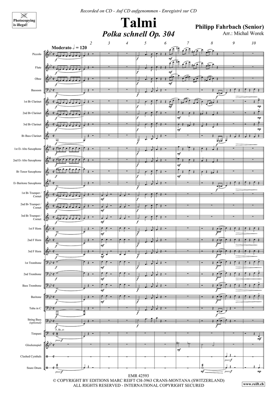 Talmi Talmi Concert Band scores gallery preview page 4