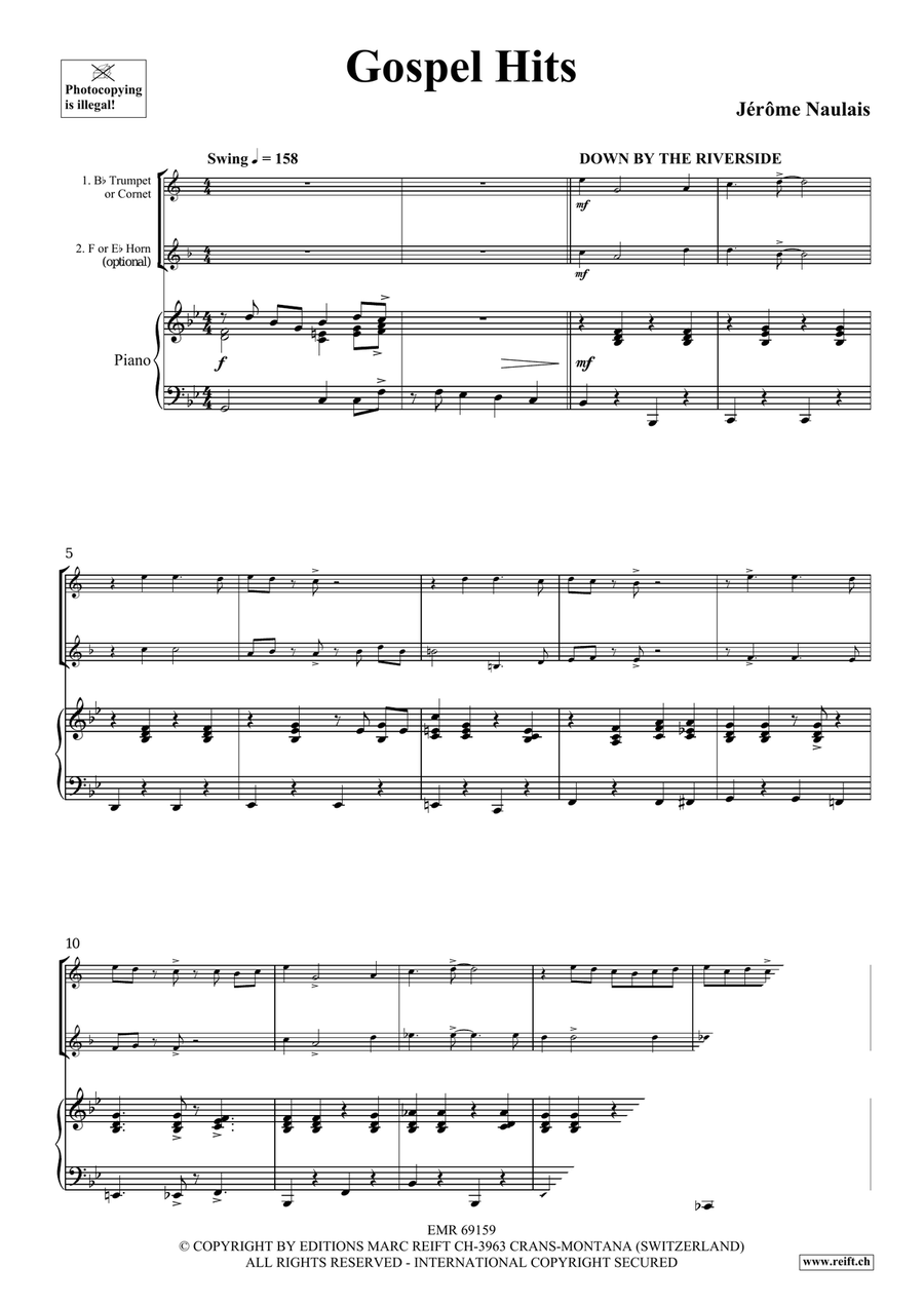 Gospel Hits Gospel Hits Cornet scores gallery preview page 4