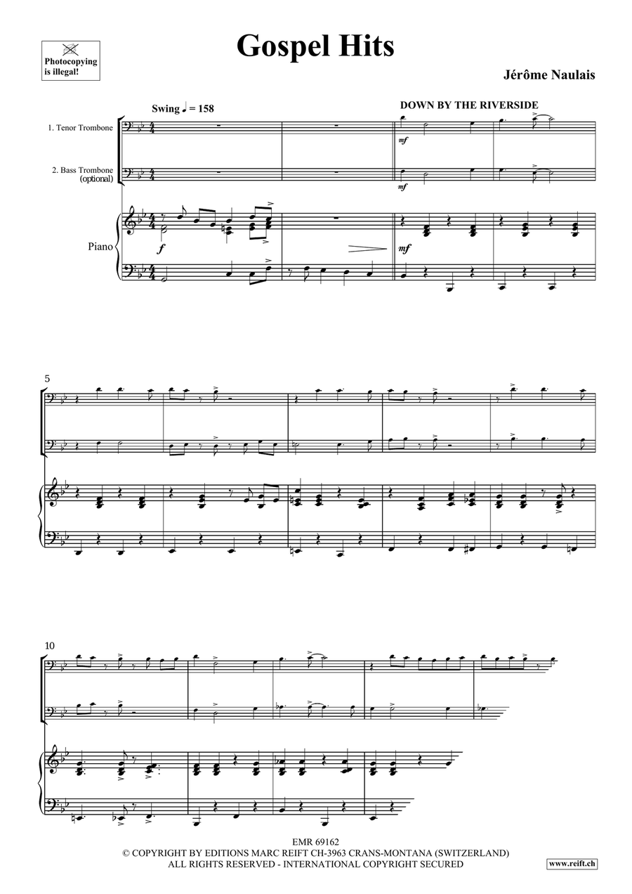 Gospel Hits Gospel Hits Trombone scores gallery preview page 4