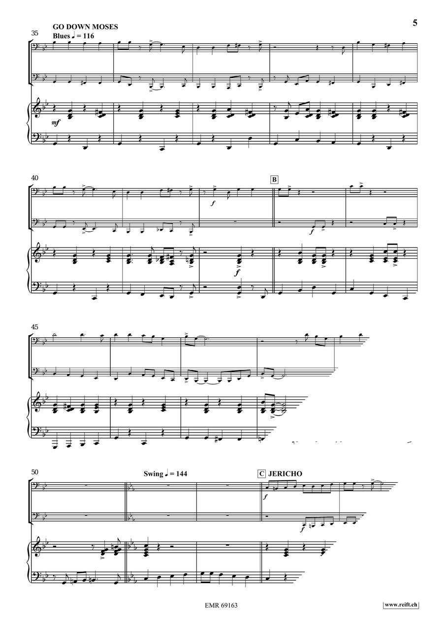 Gospel Hits Gospel Hits Trombone scores gallery preview page 5