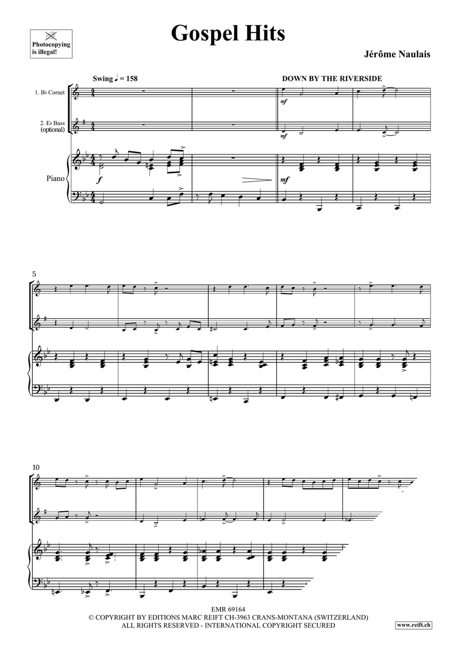 Gospel Hits Gospel Hits Cornet scores gallery preview page 4