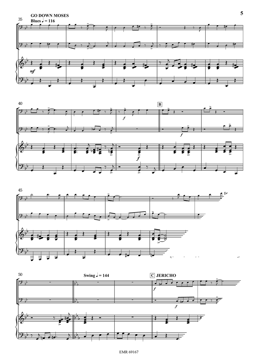 Gospel Hits Gospel Hits Double Bass scores gallery preview page 5