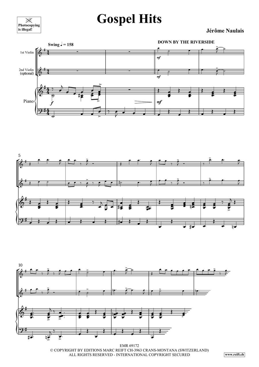 Gospel Hits Gospel Hits Violin scores gallery preview page 4