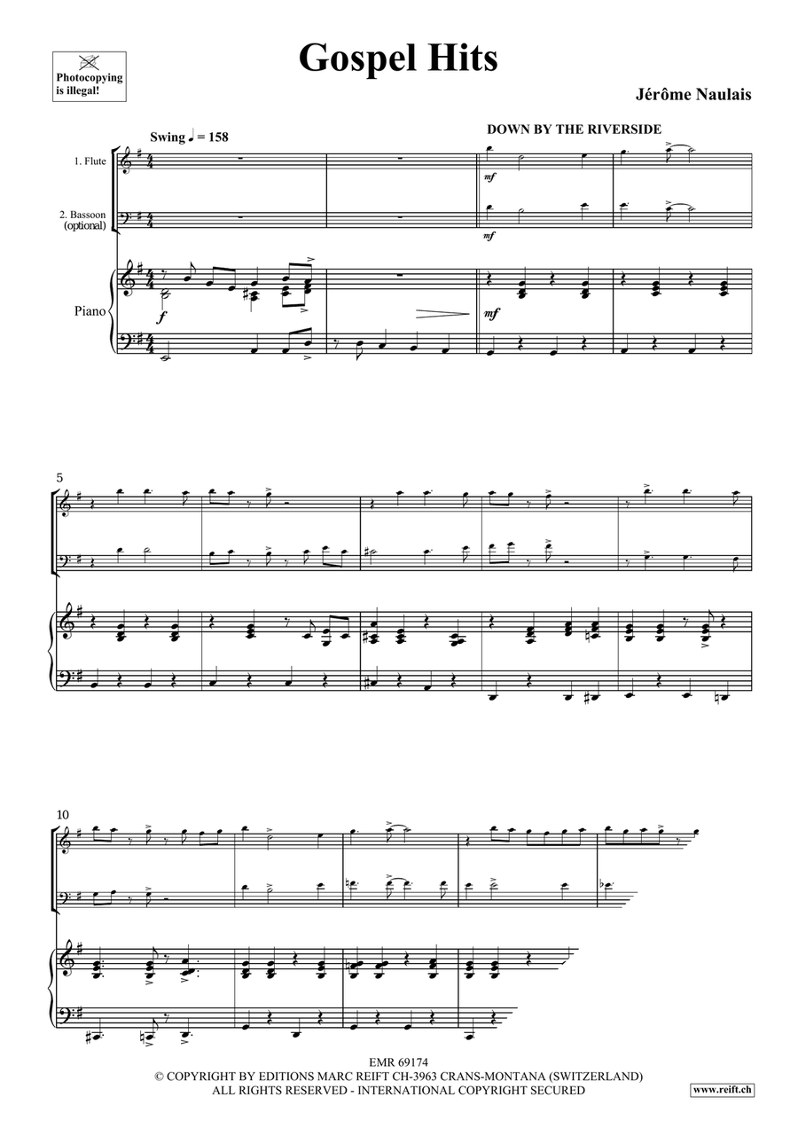 Gospel Hits Gospel Hits Bassoon scores gallery preview page 4