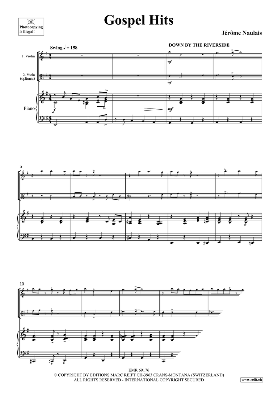 Gospel Hits Gospel Hits Viola scores gallery preview page 4