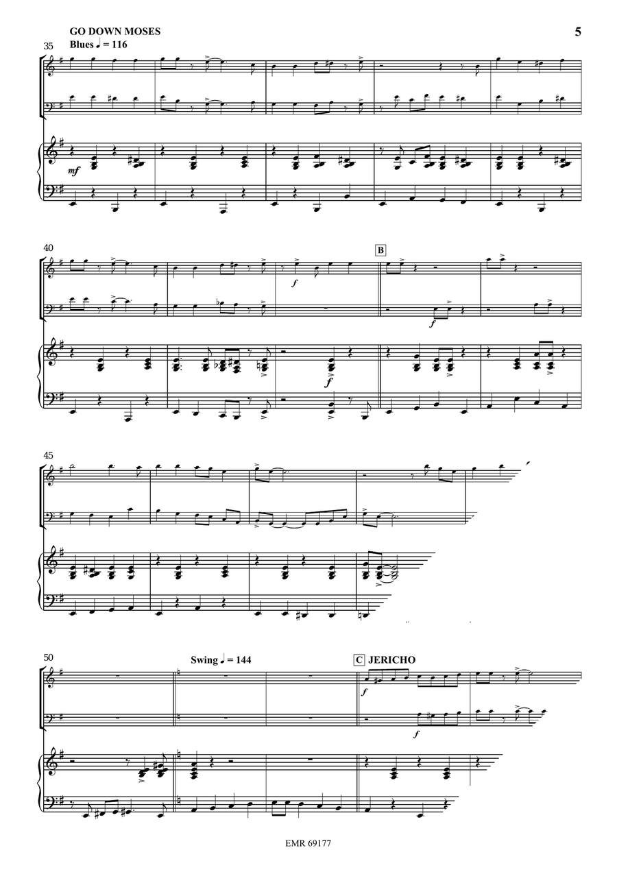 Gospel Hits Gospel Hits Piano Trio scores gallery preview page 5