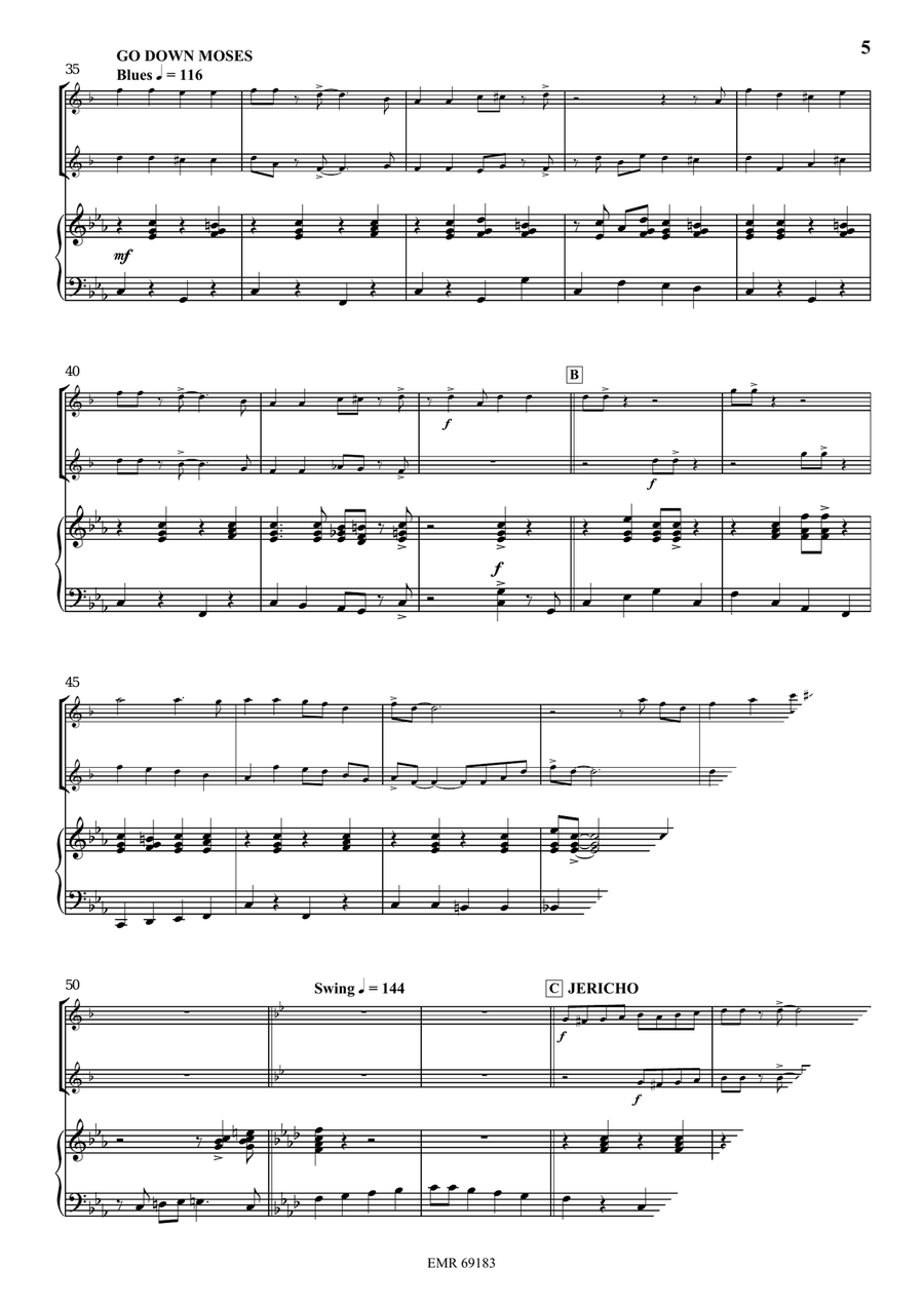Gospel Hits Gospel Hits Tenor Saxophone scores gallery preview page 5