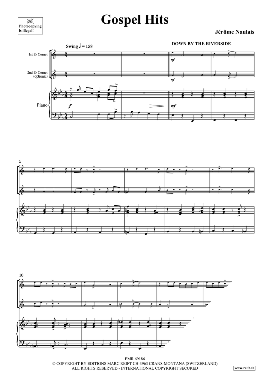 Gospel Hits Gospel Hits Cornet scores gallery preview page 4