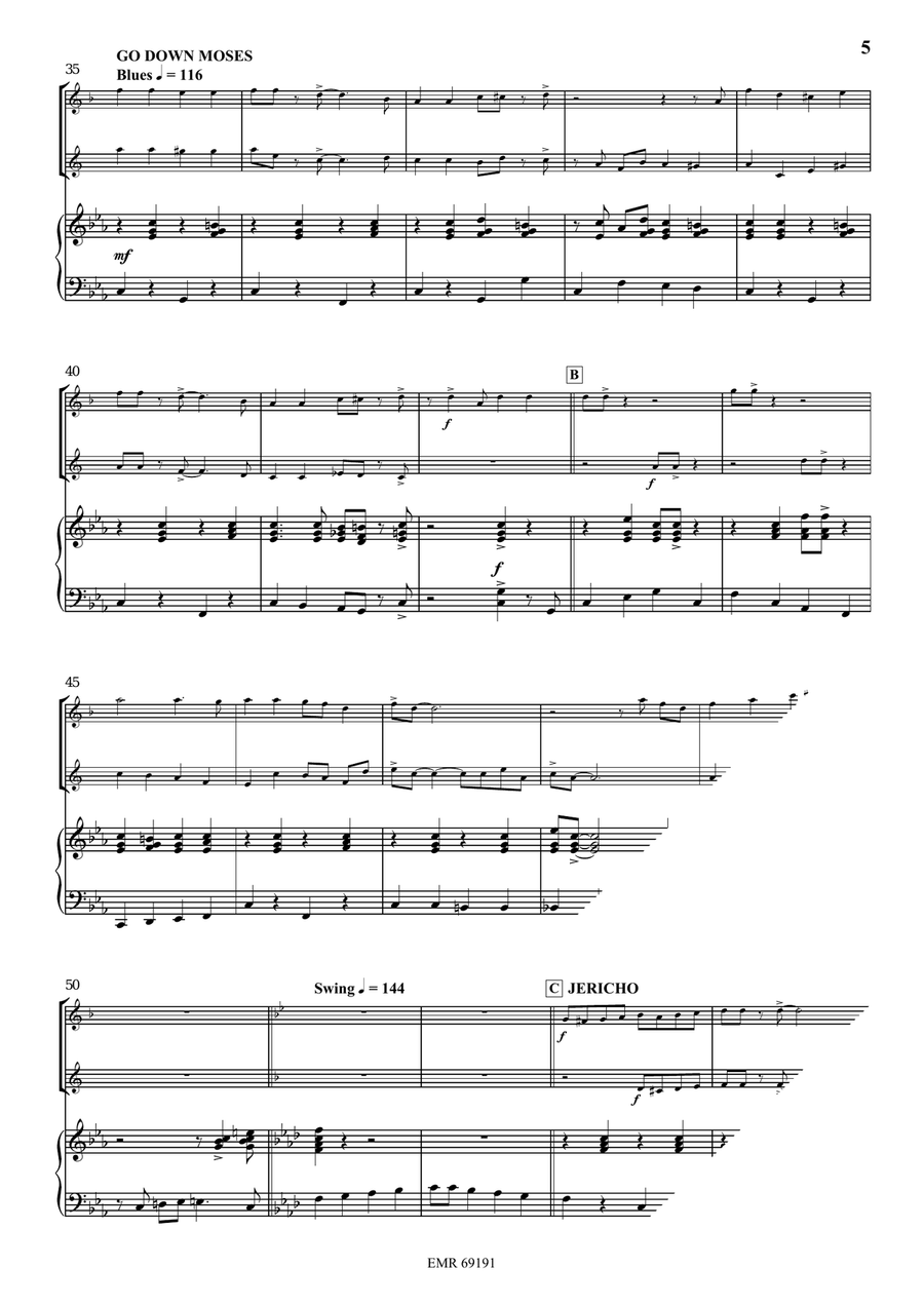 Gospel Hits Gospel Hits Tenor Saxophone scores gallery preview page 5
