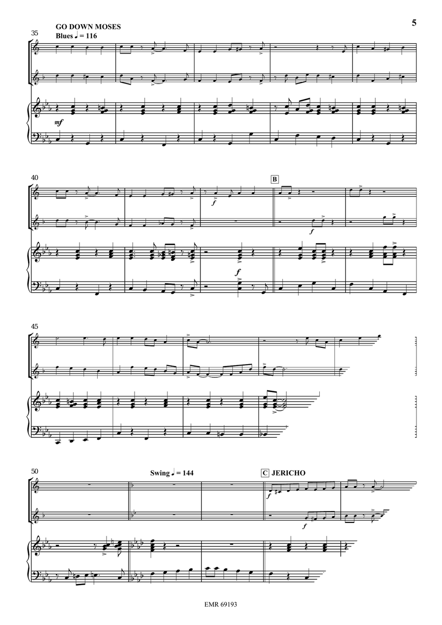 Gospel Hits Gospel Hits Euphonium scores gallery preview page 5