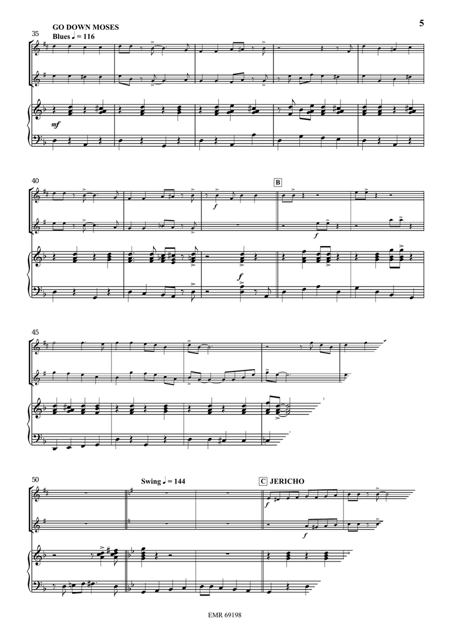 Gospel Hits Gospel Hits Tenor Saxophone scores gallery preview page 5