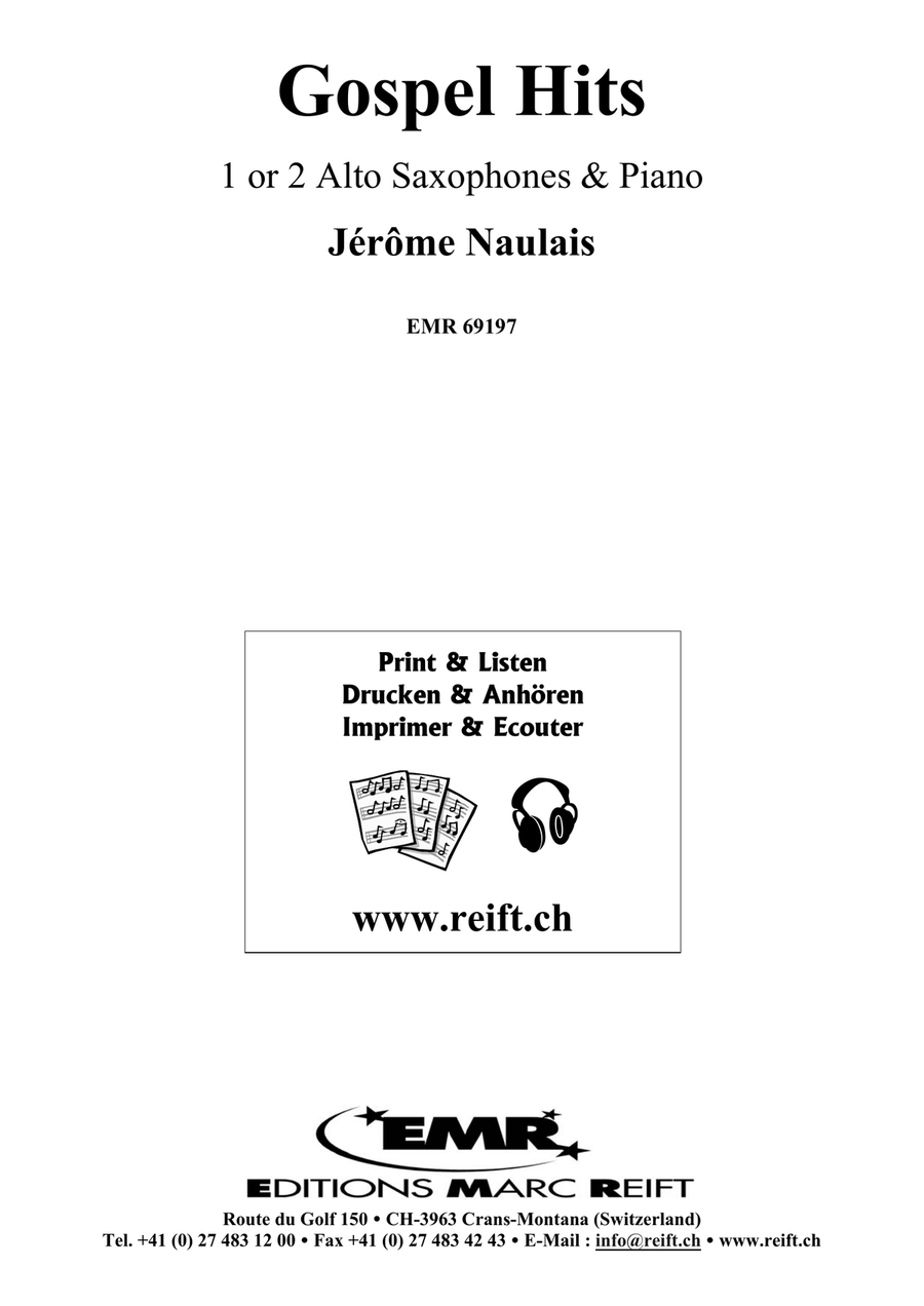 Gospel Hits Gospel Hits Alto Saxophone scores gallery preview page 2