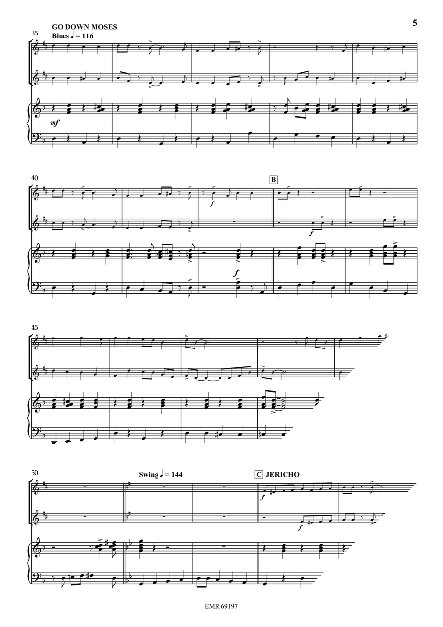 Gospel Hits Gospel Hits Alto Saxophone scores gallery preview page 5