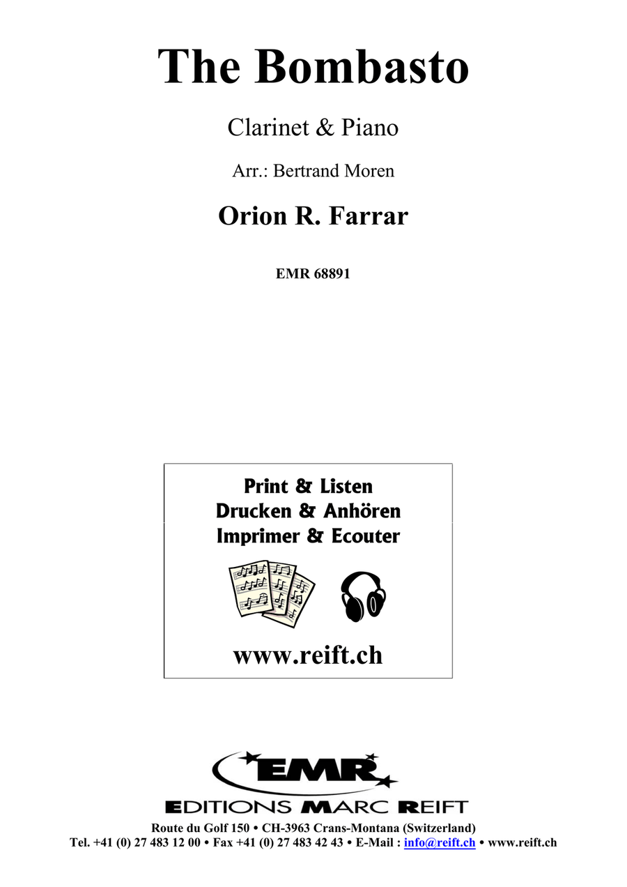 The Bombasto The Bombasto Clarinet Solo scores gallery preview page 2