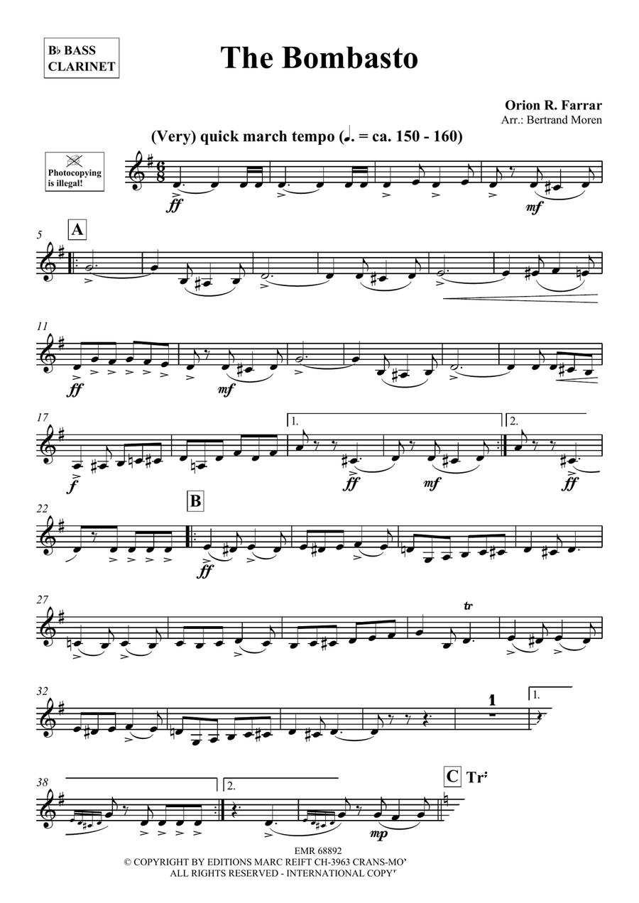 The Bombasto The Bombasto Bass Clarinet scores gallery preview page 3