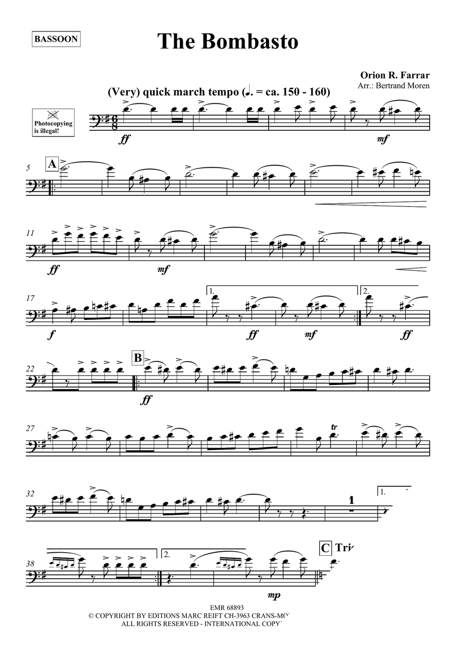 The Bombasto The Bombasto Bassoon Solo scores gallery preview page 3