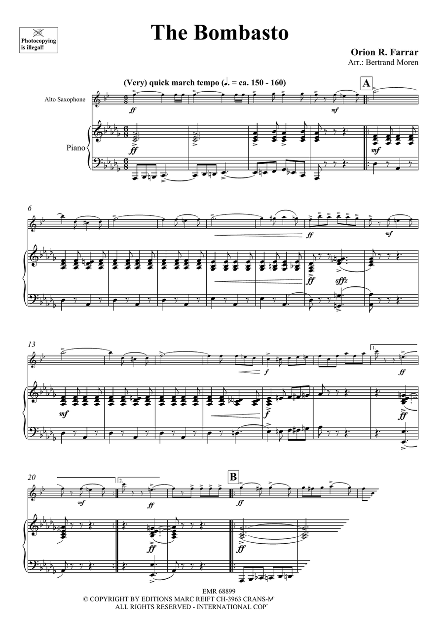 The Bombasto The Bombasto Alto Saxophone scores gallery preview page 4
