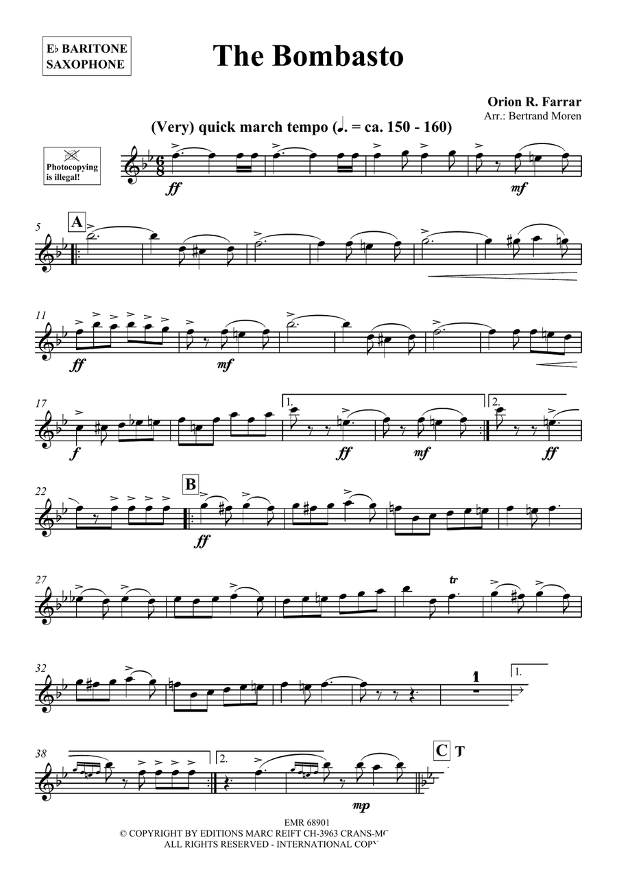 The Bombasto The Bombasto Baritone Saxophone scores gallery preview page 3