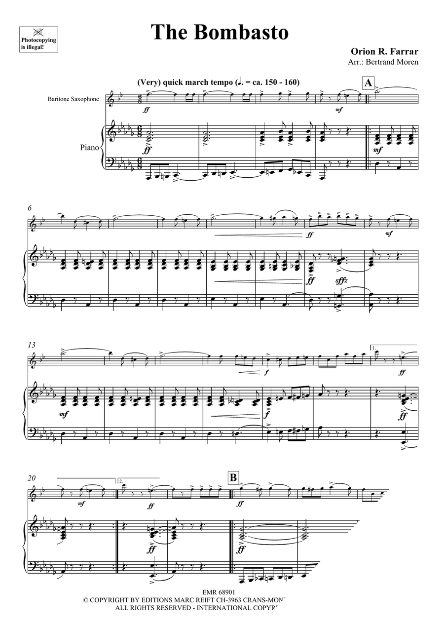 The Bombasto The Bombasto Baritone Saxophone scores gallery preview page 4