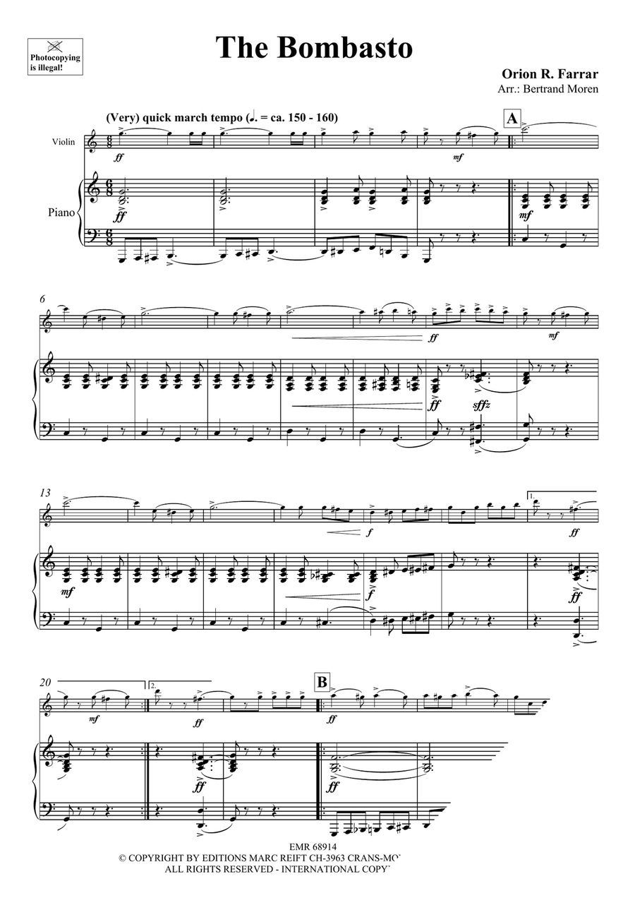 The Bombasto The Bombasto Violin Solo scores gallery preview page 4