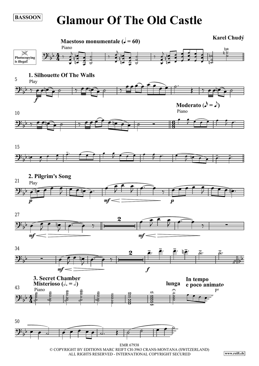Glamour Of The Old Castle Bassoon Solo scores gallery preview page 4