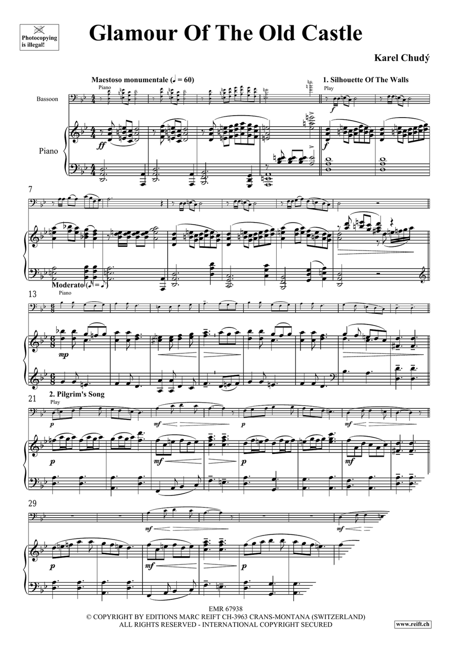 Glamour Of The Old Castle Bassoon Solo scores gallery preview page 5