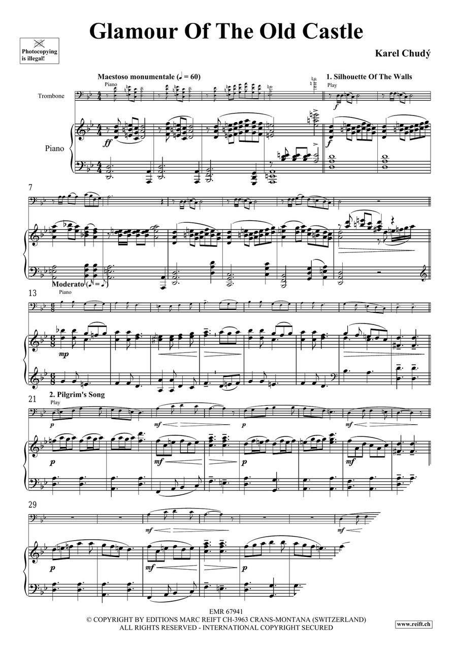 Glamour Of The Old Castle Piano Accompaniment scores gallery preview page 5