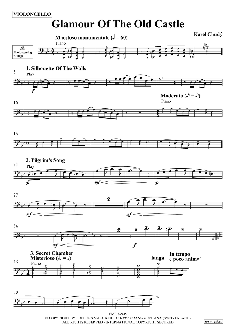 Glamour Of The Old Castle Piano Accompaniment scores gallery preview page 4