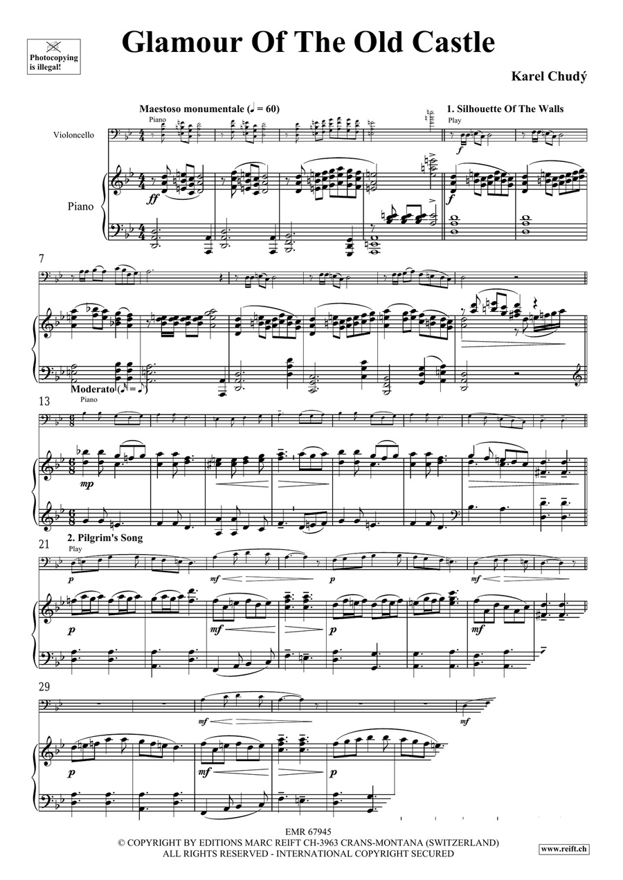 Glamour Of The Old Castle Piano Accompaniment scores gallery preview page 5