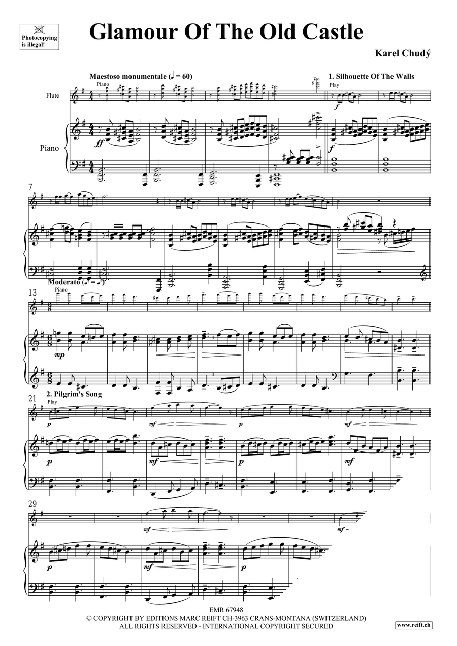 Glamour Of The Old Castle Flute Solo scores gallery preview page 5