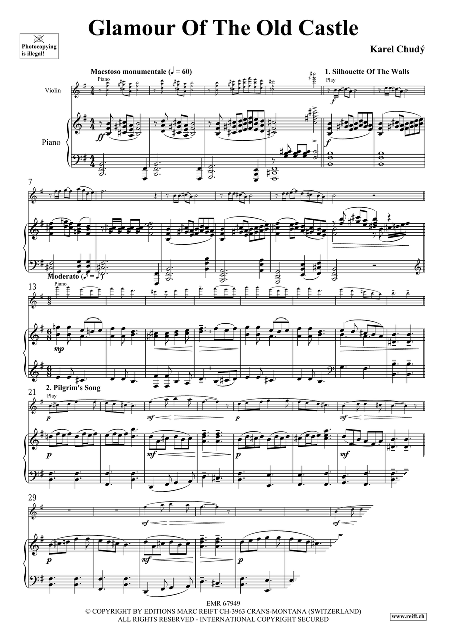 Glamour Of The Old Castle Violin Solo scores gallery preview page 5
