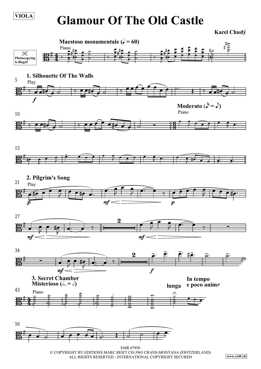 Glamour Of The Old Castle Piano Accompaniment scores gallery preview page 4
