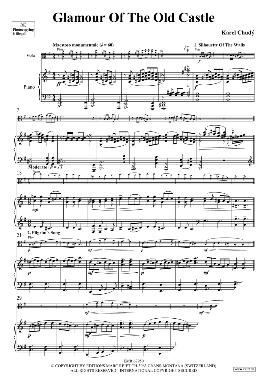 Glamour Of The Old Castle Piano Accompaniment scores gallery preview page 5
