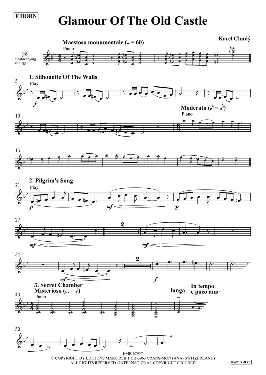 Glamour Of The Old Castle Horn scores gallery preview page 4