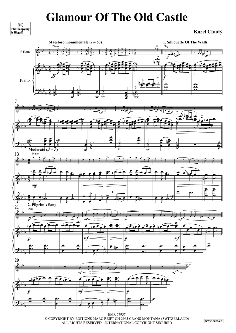 Glamour Of The Old Castle Horn scores gallery preview page 5