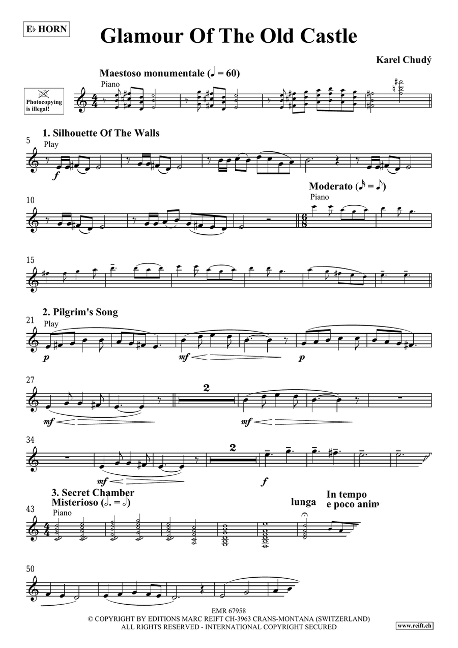 Glamour Of The Old Castle Horn scores gallery preview page 4