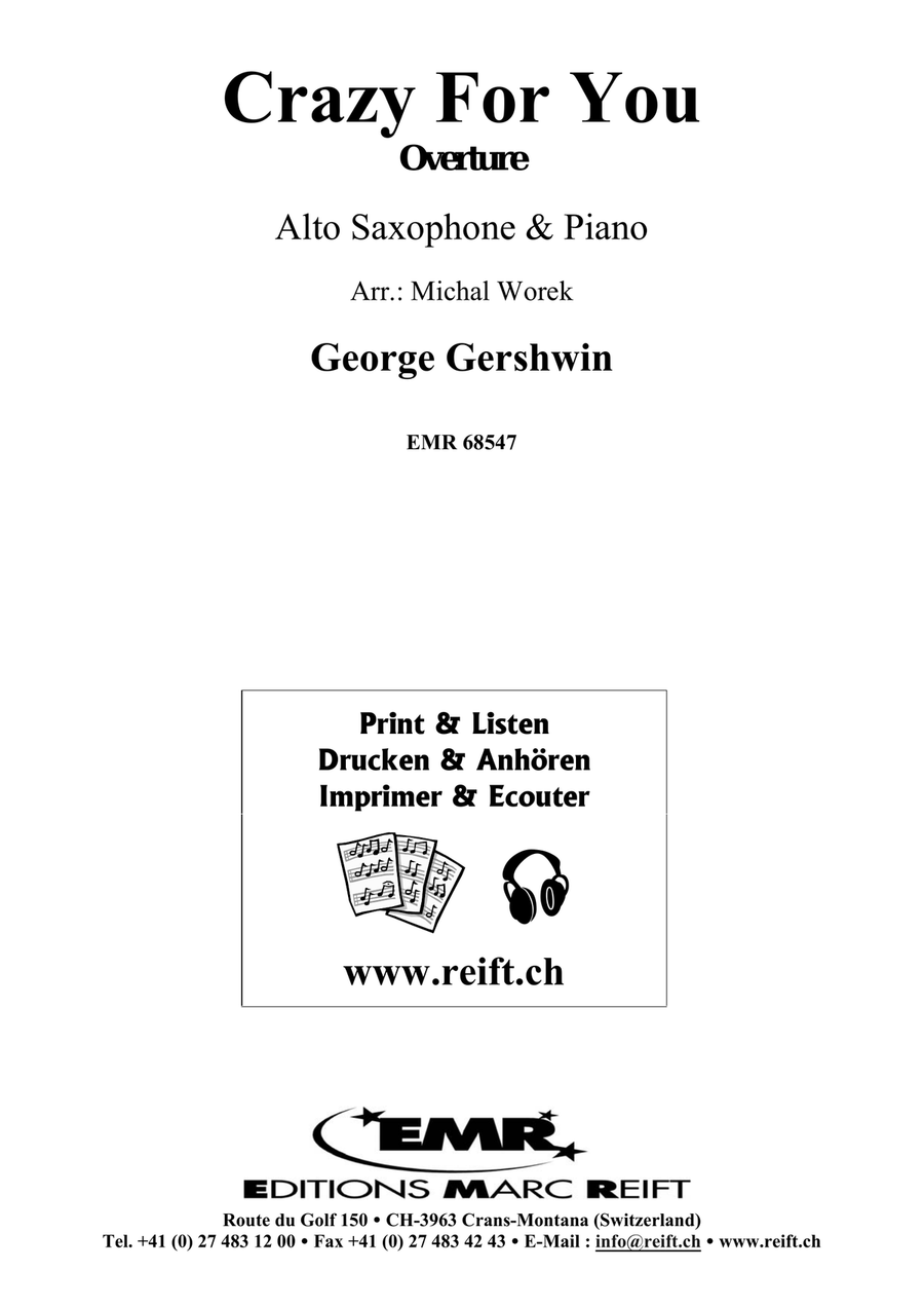 Crazy For You Crazy For You Alto Saxophone scores gallery preview page 2