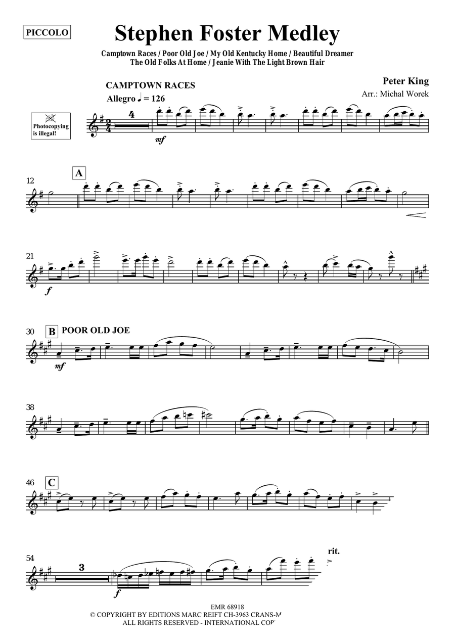 Stephen Foster Medley Stephen Foster Medley Piccolo scores gallery preview page 3