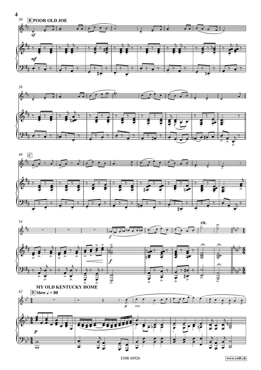 Stephen Foster Medley Stephen Foster Medley Tenor Recorder scores gallery preview page 5