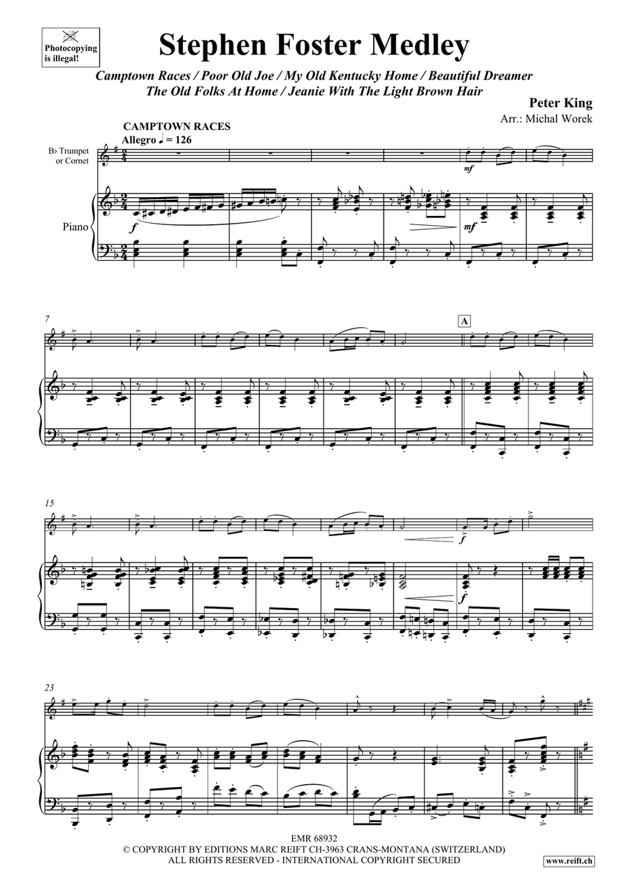 Stephen Foster Medley Stephen Foster Medley Cornet scores gallery preview page 4