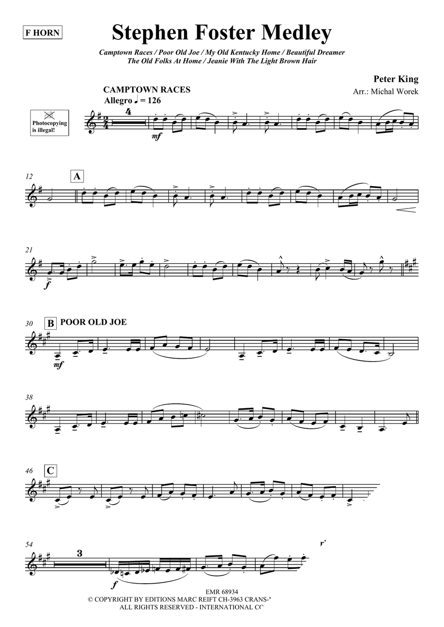 Stephen Foster Medley Stephen Foster Medley Horn scores gallery preview page 3